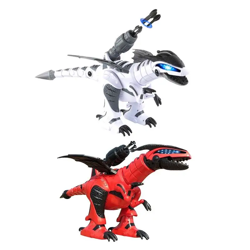 

Sprayable Bullet Remote Control Intelligent Dinosaur Mechanical Spray Dinosaur Electric Lighting Mechanical Dragon Gift