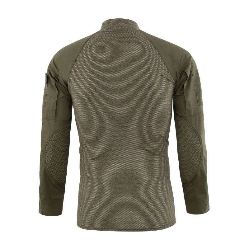 

Men Outdoor Activity Army Military Tactical T-Shirt Zipper Pockets Clothes Tops