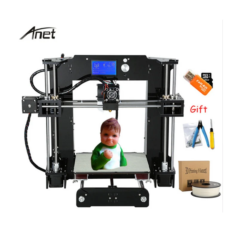 

Anet A8/A6 FDM 3d printer for kids students beginners nice looking and competitive price 3d printing machine with free filaments