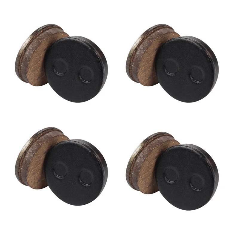 

4 Pairs Mountain Bike Hydraulic Semi-Metallic Resin Disc Brake Pads For Yus