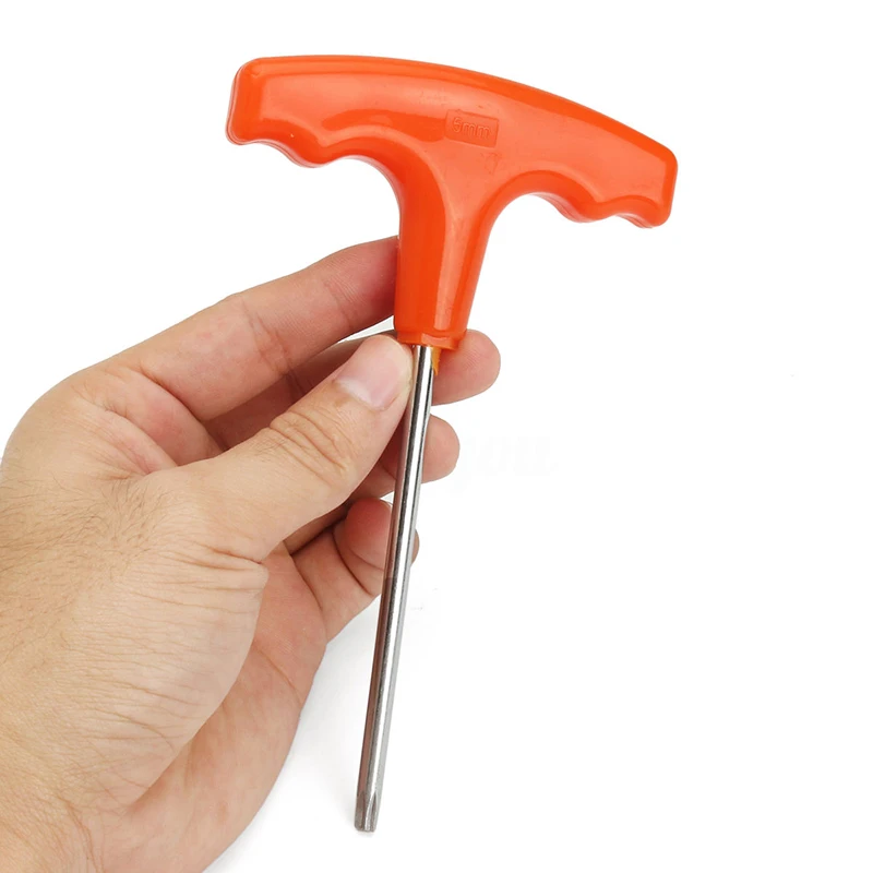 1 шт. Набор отверток оранжевого и серебристого цвета 15 см T Shape T27 Torx универсальный