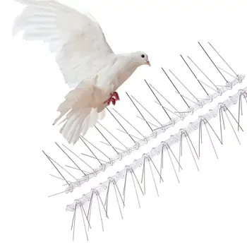 

6pcs Bird Repeller 50cm Stainless Steel Pigeon Nails Anti-Bird Anti-Dove Spikes Pest Control Orchard Bird Catcher