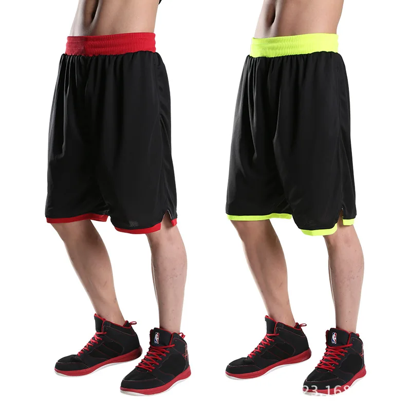 

M-7XL Double Layer Basketball Shorts Sport Capris Running Shorts Loose Summer Half Length Fitness Sweatpants Train GYM Sportwear