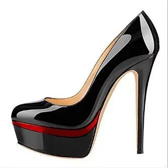 

2019 Sexy Pumps Women Shoes Gladiator Spring Autumn Multi-layer Platform Heels Round Toe Thin High Heel Ladies Shoes Stiletto 45