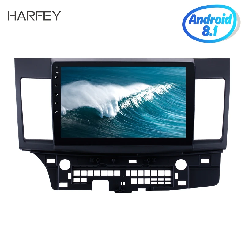 

Harfey 10.1" GPS Navi Stereo car multimedia player for 2008-2015 Mitsubishi Lancer-ex HD Touchscreen Android 8.1 with Bluetooth