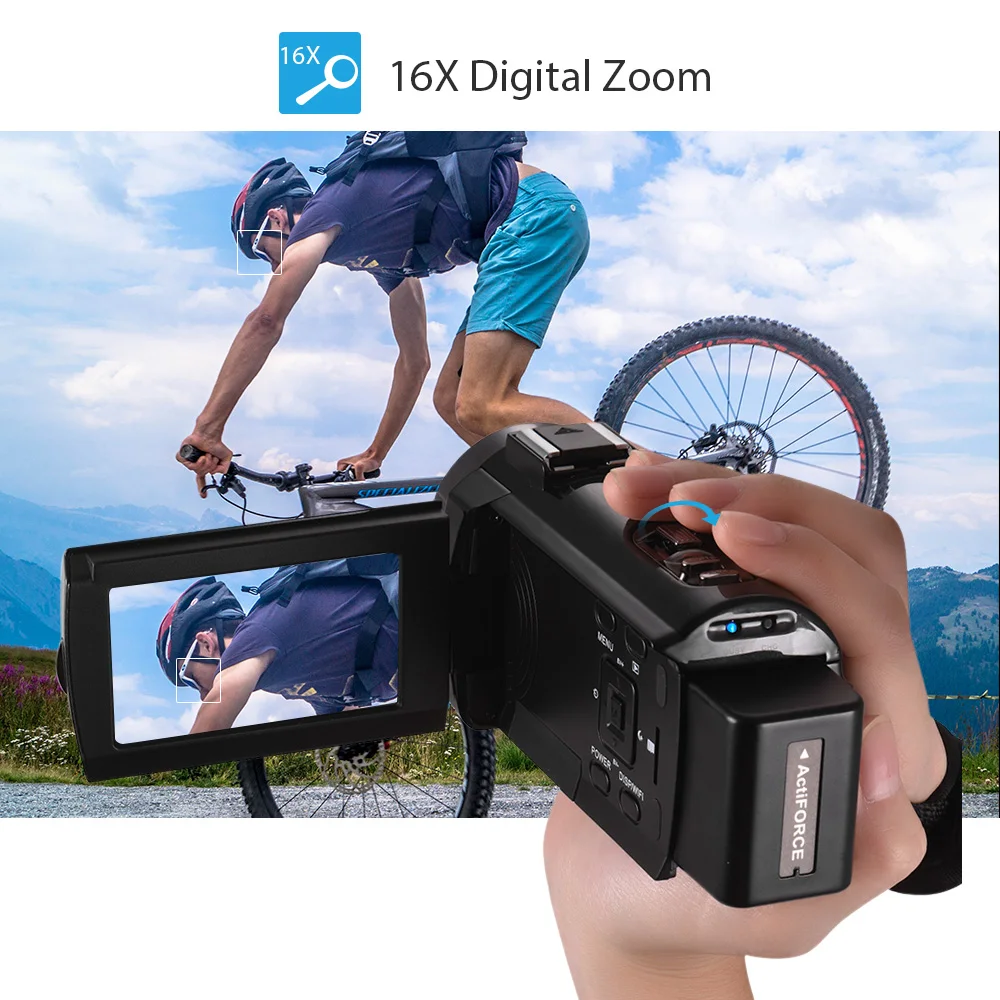 Видеокамера Andoer DV 3 &quotс подключением к Wi Fi ИК ночным видением крепление Горячий