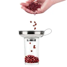 Передающий жидкий консервирующий фильтр от насекомых Воронка кухонные инструменты S/L Размер широкий, из нержавеющей стали Воронка кухонный гаджет