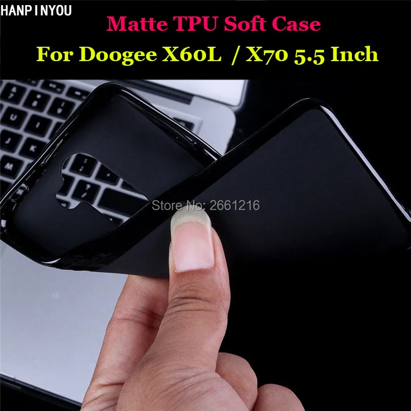 Чехол для телефона Doogee X60L / X70 5 &quotтонкий мягкий резиновый чехол из
