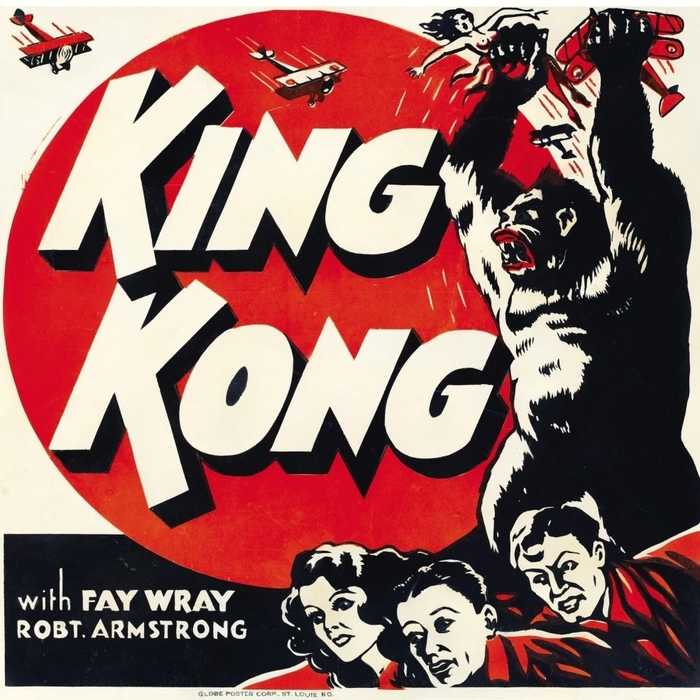 King Kong Jumbo оконная карта 1933. Постер с фильмом Masterprint (28x22) | Дом и сад