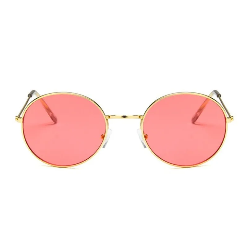 Ретро Круглые Солнцезащитные очки для женщин, фирменный дизайн, солнцезащитные очки для женщин, сплав, Ретро стиль, зеркальные солнцезащитные очки для женщин, для девушек, Oculus De Sol
