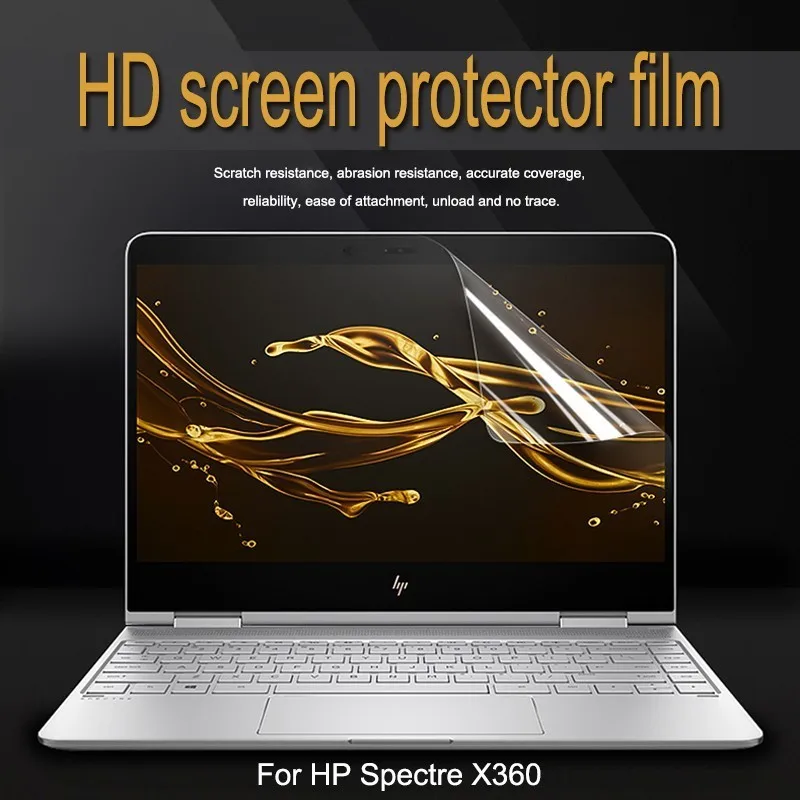 

Free Shipping laptop HD Screen Protector Film For HP Spectre X360 13.3" Inch Screen Film Anti-fingerprint dust-proof membrane.