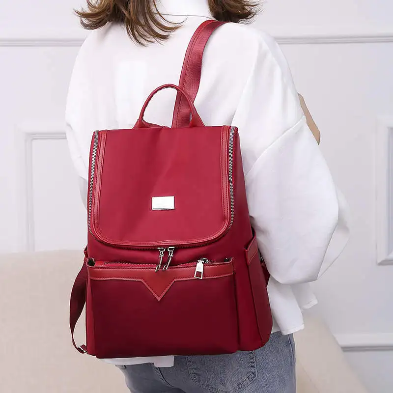 Летний модный трендовый женский рюкзак, Многофункциональный модный нейлоновый школьный рюкзак для девочек-подростков, милый стильный женский рюкзак