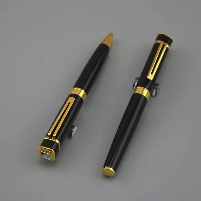 

2pcs roller ball pen and ballpoint pen School Office supplies business gift teacher student present free shipping
