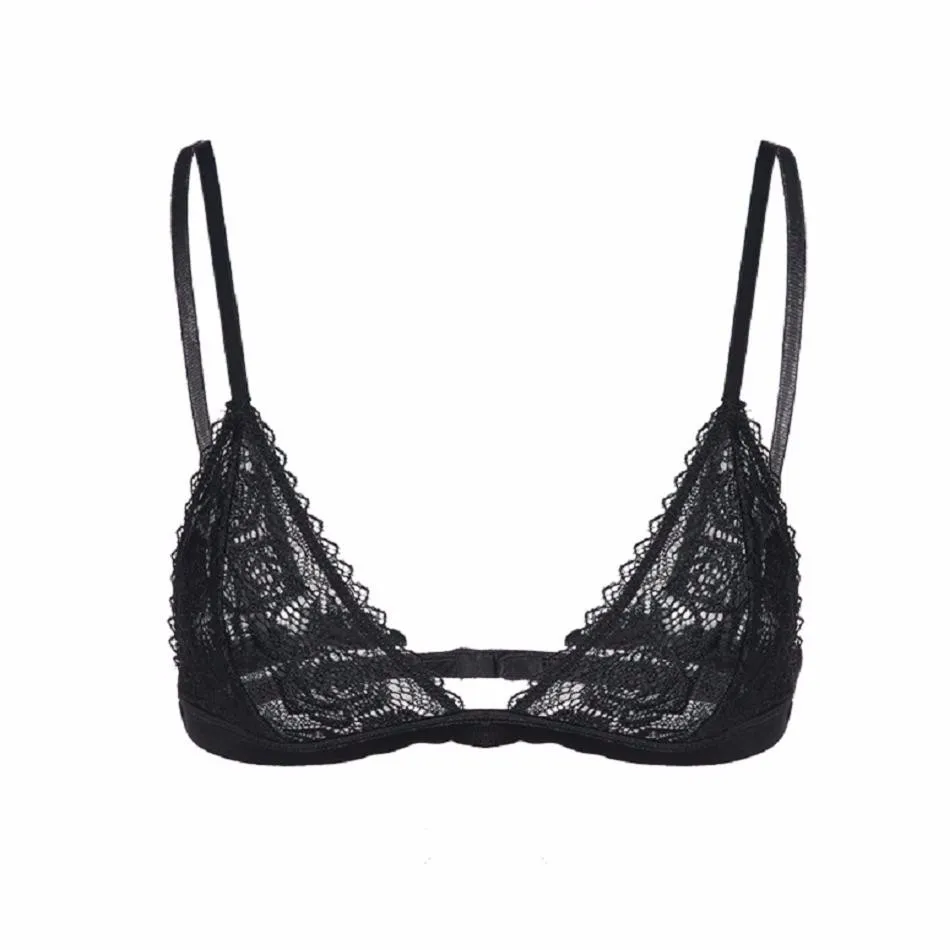 Missomo Ladies Lace Backless Women Bra Sexy VS Wide BH Bralet Modis Push Up Bralette Plus Size Cup Brassiere Lingerie Underwear