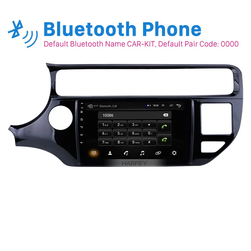 Harfey Auto Navigation for KIA Rio LHD 2012 2013-2015 HD Touchscreen Android 8.1 9'' Radio Support