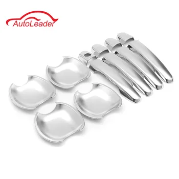 

1 Set Car Door Handle Cover + Bowls Chrome For Toyota /Corolla /Sedan /RAV4 /Yaris 2001-2013