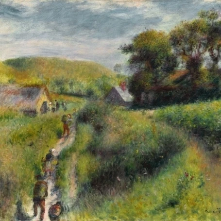 Les Vendangeurs постер печать на Пьер Август Ренуар (24x36) | Дом и сад