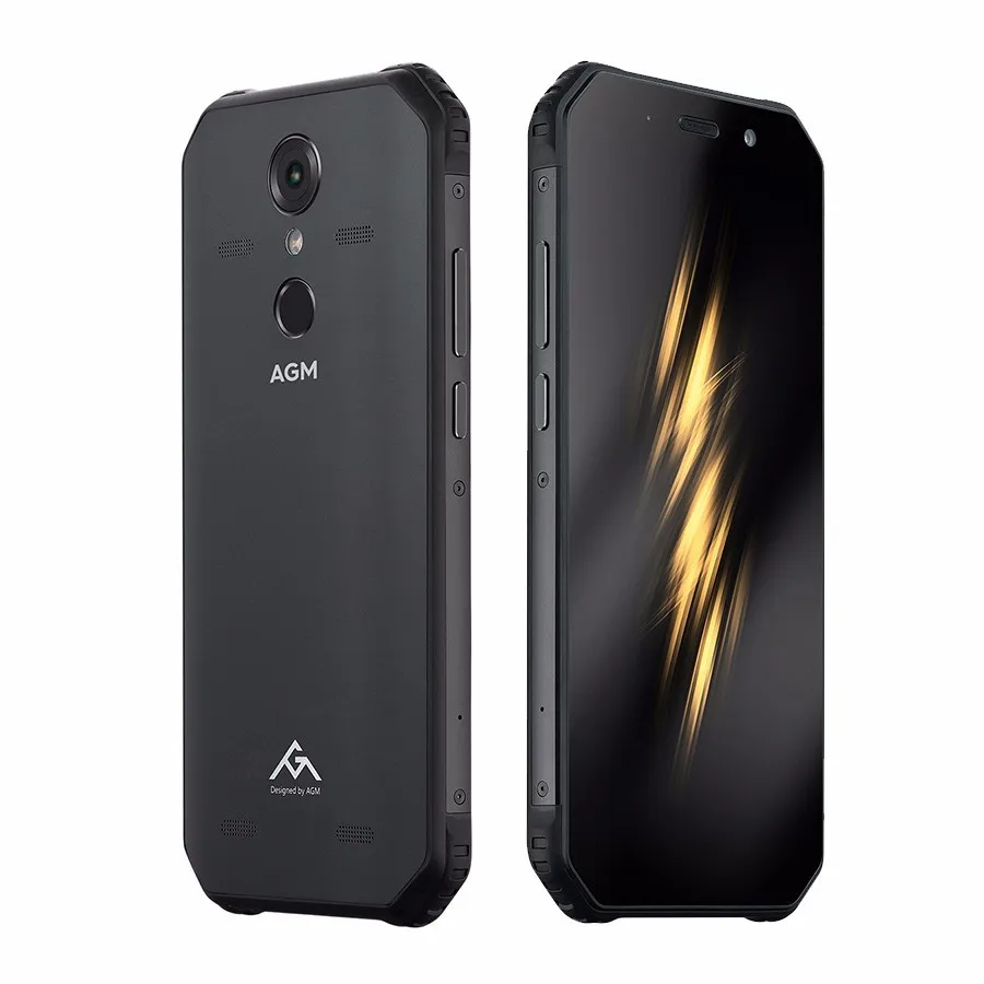 AGM A9 смартфон с 5 дюймовым дисплеем восьмиядерным процессором Qualcomm SDM450 ОЗУ 4 Гб ПЗУ