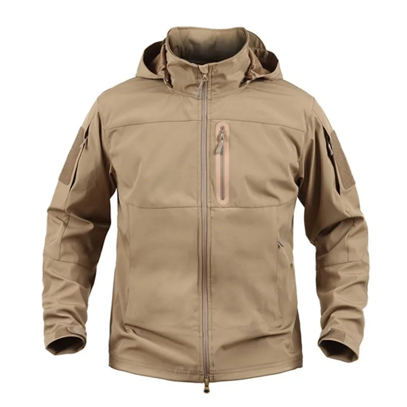 

Man Military Combat Breathable Hoodie Hiking Camping Jackets Spring Autumn Outdoor Army Tactical Waterproof Jacket Sports Coat