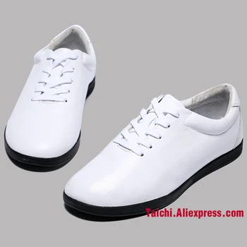 

High Quality Cowhide Tai Chi Shoes Soft Real Leather Kung Fu Wushu Shoes Martial Arts Sneaker Sports Training Footwear
