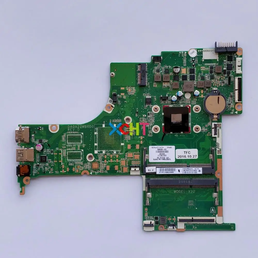 

809335-601 809335-501 809335-001 DA0X22MB6D0 UMA w A4-6210 CPU for HP Pavilion 15 15-AB Series Laptop Motherboard Mainboard