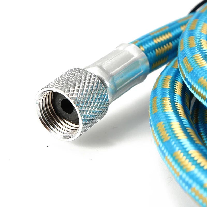1PC 1.8M Blue Braided Airbrush Air Hose Spray Pen Woven Pipe Compressor Air Tool 1/8" to 1/8" Adaptor Fitting