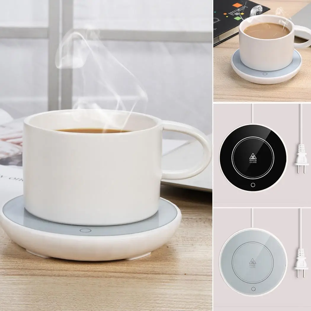 

Creative Practical Smart Warmer Plate Office Desk Use Gravity-Induction Coffee 18W 110V 40-60Celsius 50Hz No Mug Black White