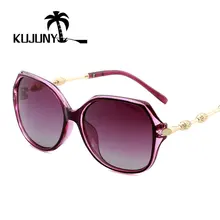 KUJUNY, женские поляризаторы, модные солнцезащитные очки, женские поляризованные солнцезащитные очки, металлические дужки для очков