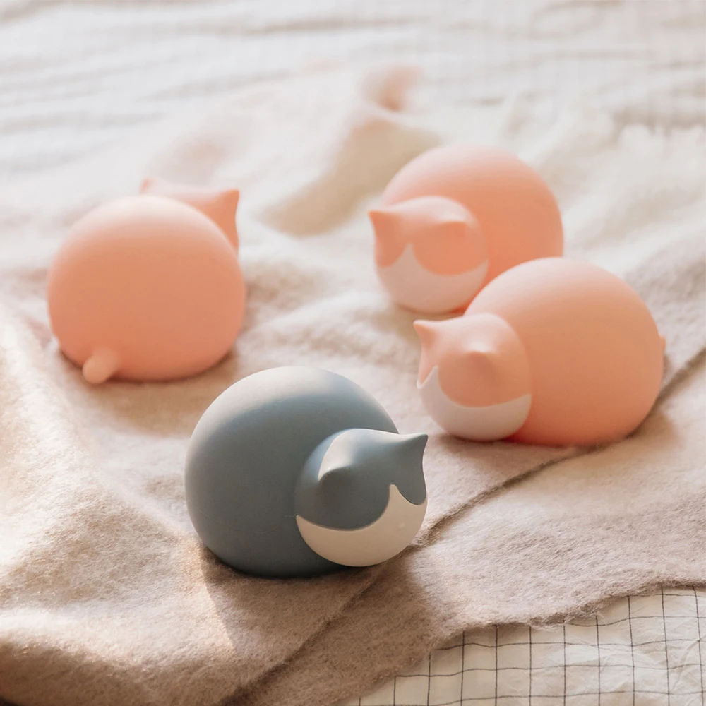 Cute Cat Shaped Silicone Hot Water Bottles Hot Water Bag Microwave