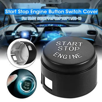 

New Car Start Stop Engine Button Switch Cover For BMW 5 6 7 F01 F02 F10 F11 F12 2009-2013 61319153832