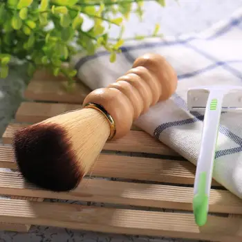 

Men Shaving Brush Facial Beard Shave Cleaning Brush Salon Haircut Hair Styling Tool Wooden Handle Men Shaving Brushes