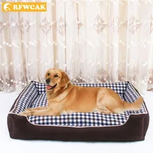 RFWCAK, съемная кровать для собак, большой теплый домик для собак, диван, гнездо для кошек, котенок, щенок, плюшевый питомник, подушка, товары для животных, Cama Perro Cachorro