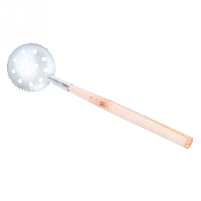 Buy Winter Fishing Ice Scoop Metal Ice Skimmer Toothed