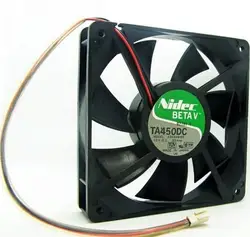 NIDEC A34346-55 12 см DC 12 V 0.33A 120*120*25 мм 2 провода двойной шарикоподшипник источник электропитания Chassis Вентилятор охлаждения