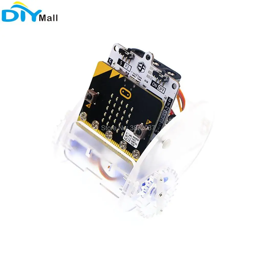 Кольцо: бит автомобиль обучающий умный робот DIY набор для BBC Micro:bit Microbit|Модули