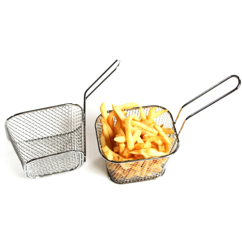 Жареный фильтр корзина для картофеля фри инструмент жарки сетка кухонный