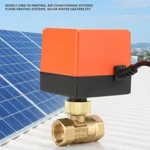 Латунный шаровой клапан с электроприводом клапан 2-ходовой клапан 3-х проводное 1 точка-точка Управление G1/2 DN15 AC220V valvula solenoide Лидер продаж