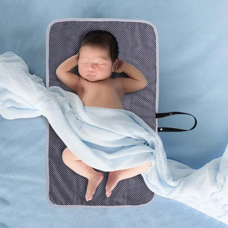 

Baby Portable Foldable Washable Compact Travel Nappy Diaper Changing Mat Waterproof Baby Floor Mat Change Play Mat