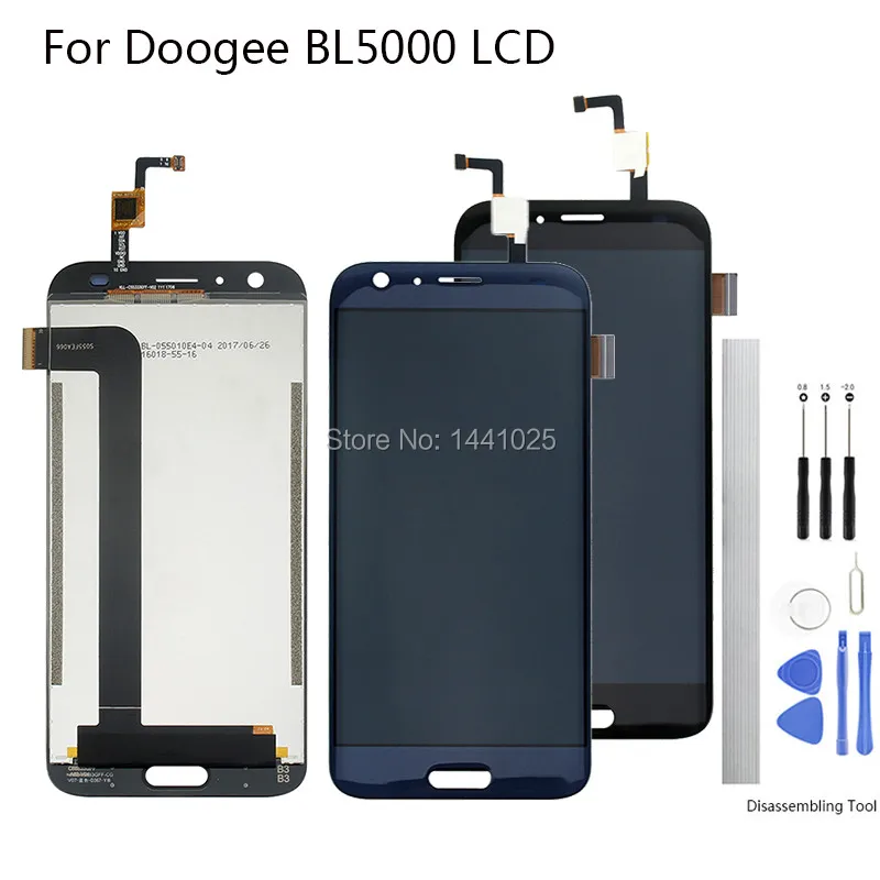 Замена экрана Для Doogee BL5000 LCD сенсорный экран 5 дюймов черный doogee | Мобильные