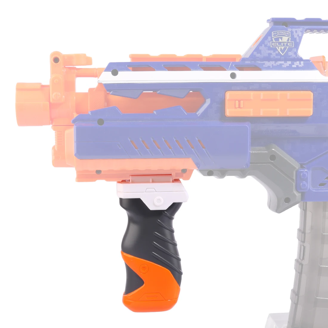 

Modified Part Universal Grip for Nerf N-strike Elite Series Paintball Accessories - Orange + Grey