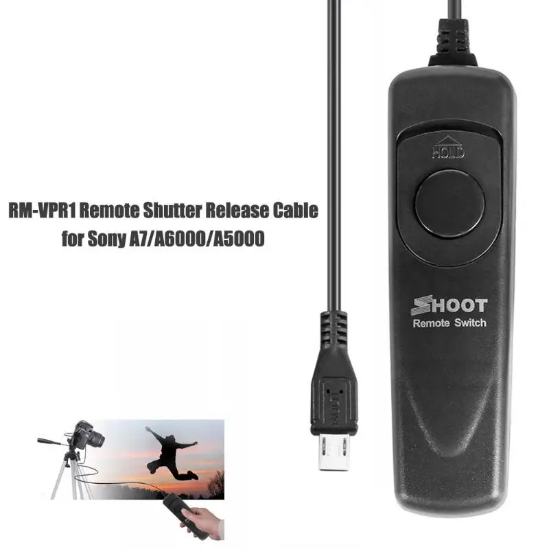 

RM-VPR1 Wired Timer Remote Shutter Release Cable for Sony A7/A6000/A5000 Long-distance Camera Timing Shutter Control Line