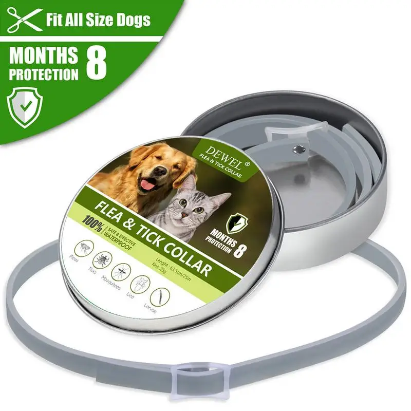 Flea Mosquito Repellent Pet Collar Natural Essential Oil Dog Leash Pet