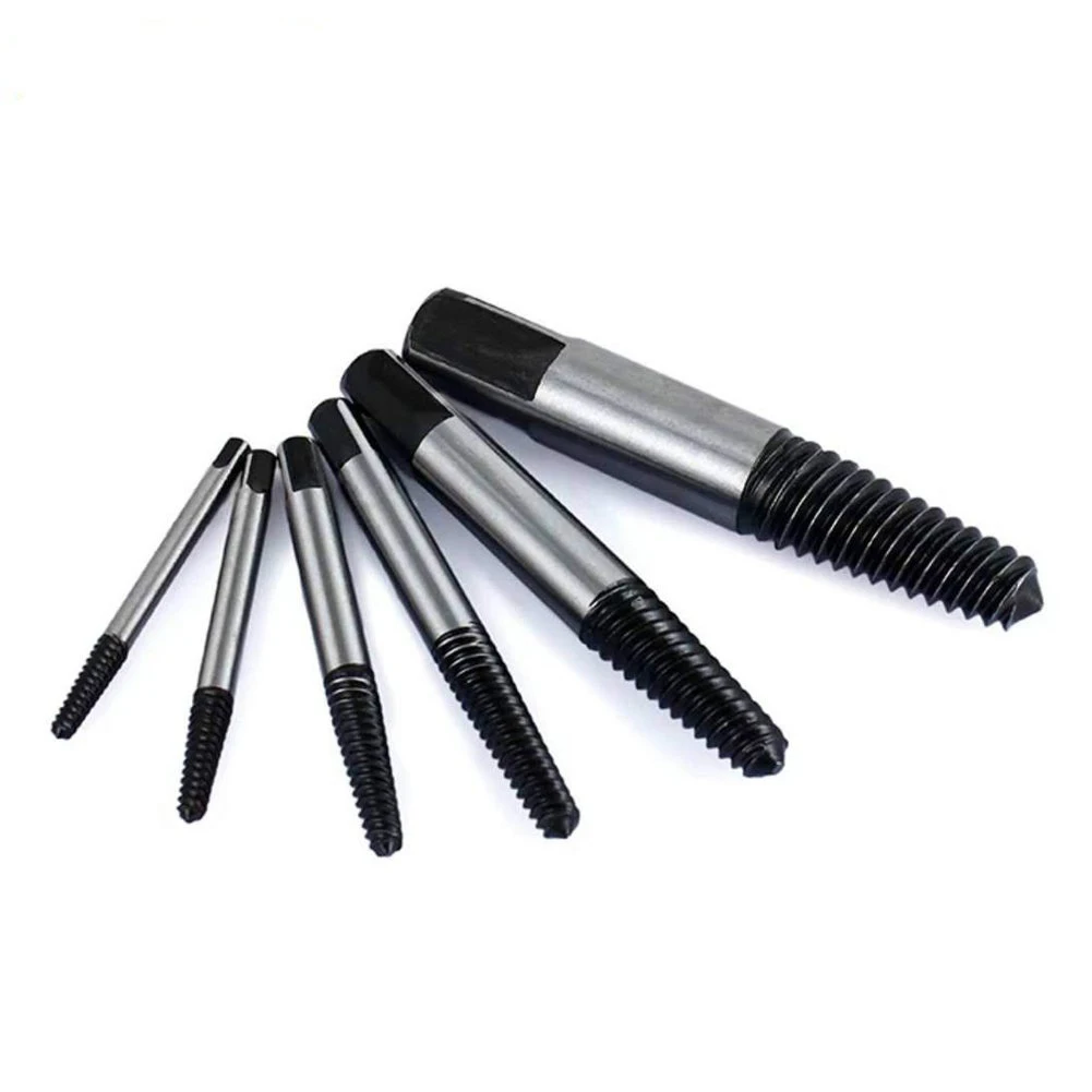 

Screw Extractor Center Drill Bits Guide Set damaged Broken Screws Removal Tool set Bolt Stud Out Remover Power Tool Kit 6Pcs