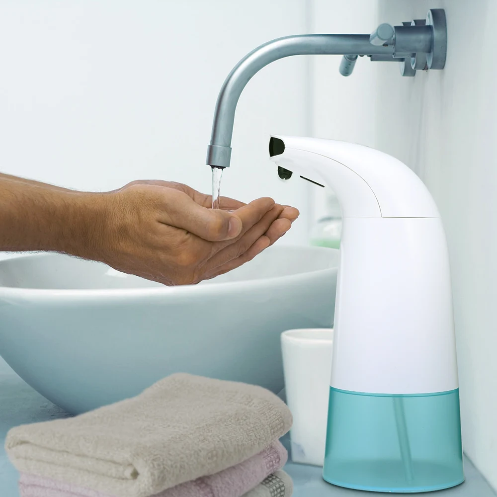 

280ml Infrared Sensing Automatic Portable Soap Dispenser For Bathroom Kitchen Balcony No Noise Low Power Consumption Hand Soaps