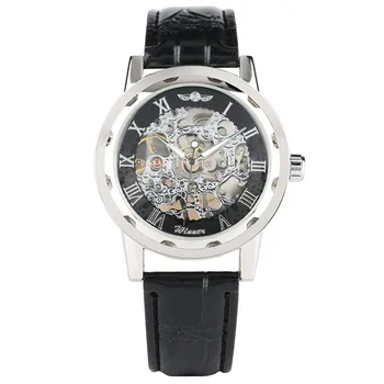 

Business Clock Skeleton Mechanical Watch Movement for Mens Watches Top Brand Luxury Casual Hand-Wind Mechanical Watches