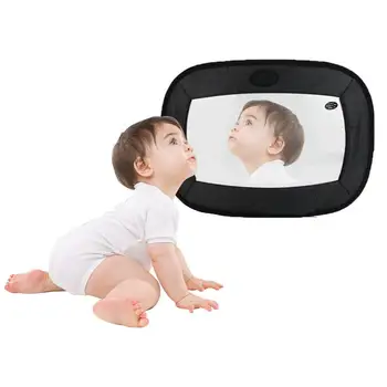 

Baby Safety Car Rear View Mirror Reverse Baby Seat Observation Mirror Adjustable Wide Car Rear Seat View Mirror Baby