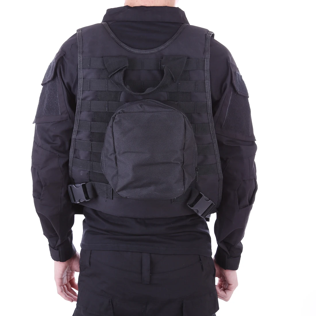 

Multi-function FSBE Outdoor Tactical Stab-resistant Vest for Nerf CS Defense Sportswear - Black