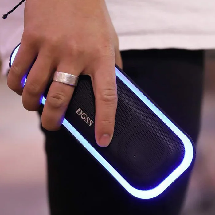 Doss DS BT10 Pro Беспроводная Bluetooth стерео Колонка бас Soundbox со светодиодный