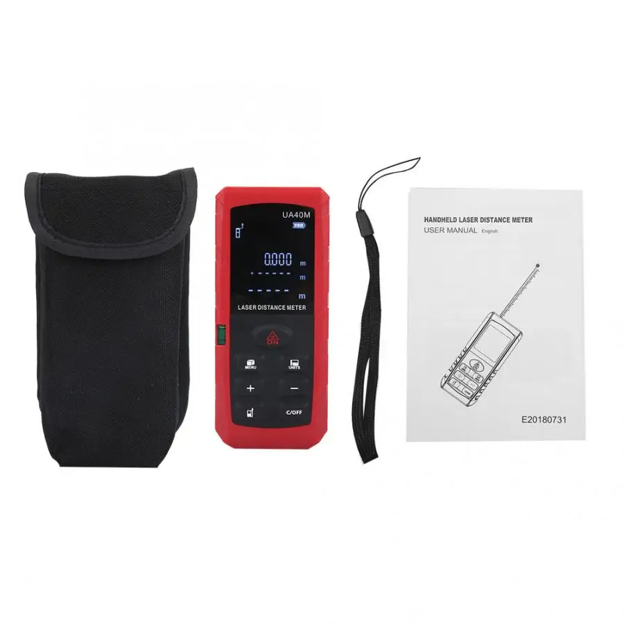Laser Rangefinder Portable Infrared Digital Laser Distance Meter Measuring Tool with Bubble 40m Telemetre Laser