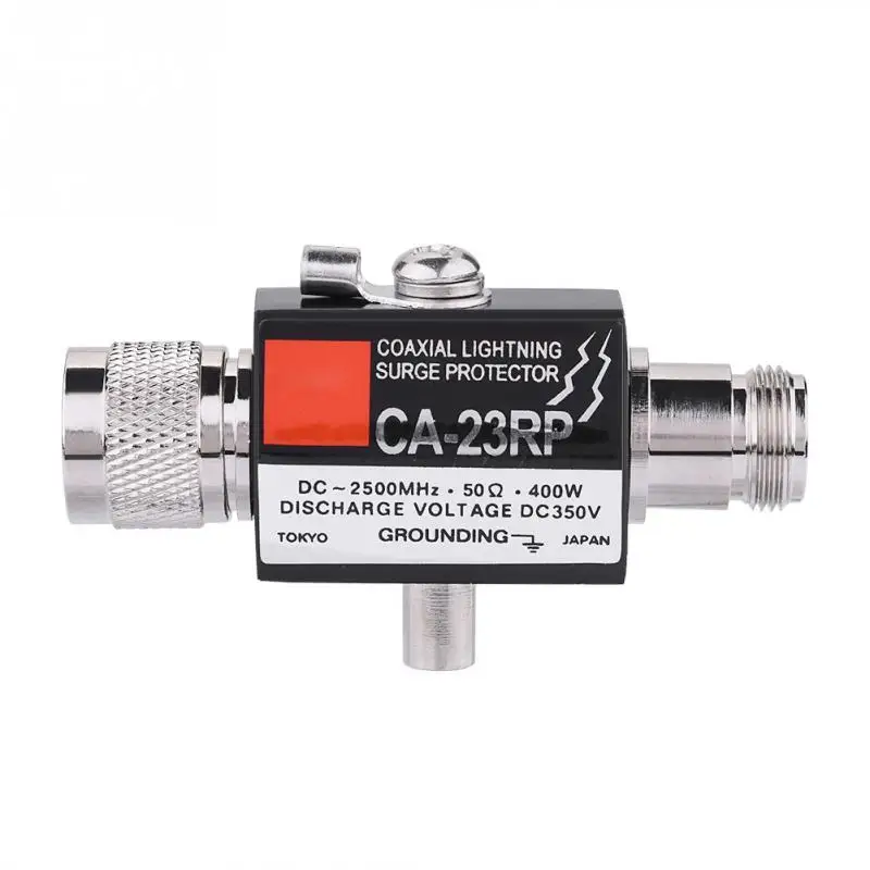 Молниеотвод N штекер к Женский коаксиальный 0 2 5 ГГц 400 Вт CA 23RP 50ohm DC 2500MHz разъем 400W